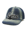 RHINESTONE AND LOGO DENIM 6PANEL CAP
