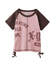 PANELED GRAPHIC RAGLAN BABY TEE