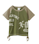 PANELED GRAPHIC RAGLAN BABY TEE