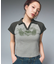 HEART AND WING LOGO RAGLAN POLO TOP