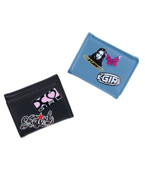 STICKER MINI WALLET｜エックスガールの通販｜&mall（アンドモール