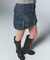 CARGO POCKET DENIM MINI SKIRT