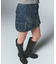 CARGO POCKET DENIM MINI SKIRT