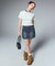 CARGO POCKET DENIM MINI SKIRT