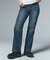 SIDE VENTILATION FLARE DENIM PANTS