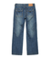 SIDE VENTILATION FLARE DENIM PANTS