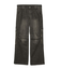 SIDE VENTILATION FLARE DENIM PANTS