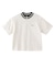 STRIPED RIB HALF ZIP TOP