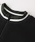 STRIPED RIB HALF ZIP TOP