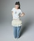 STAR AND FACE S/S BABY TEE