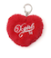 PADDED HEART KEY CHARM