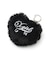 PADDED HEART KEY CHARM