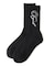 PENCIL SCRIPT LOGO RIB SOCKS