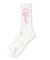 PENCIL SCRIPT LOGO RIB SOCKS