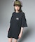 COLLAGE CAMO FACE S/S BIG TEE DRESS