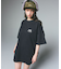 COLLAGE CAMO FACE S/S BIG TEE DRESS