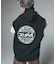 DISTRESSED CIRCLE LOGO ZIP UP SWEAT VEST