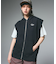 DISTRESSED CIRCLE LOGO ZIP UP SWEAT VEST