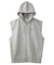 DISTRESSED CIRCLE LOGO ZIP UP SWEAT VEST