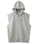 DISTRESSED CIRCLE LOGO ZIP UP SWEAT VEST