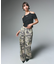 FACE LABEL EASY PANTS