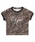 LEOPARD S/S RINGER BABY TEE