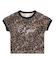 LEOPARD S/S RINGER BABY TEE