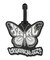 BUTTERFLY LUGGAGE TAG