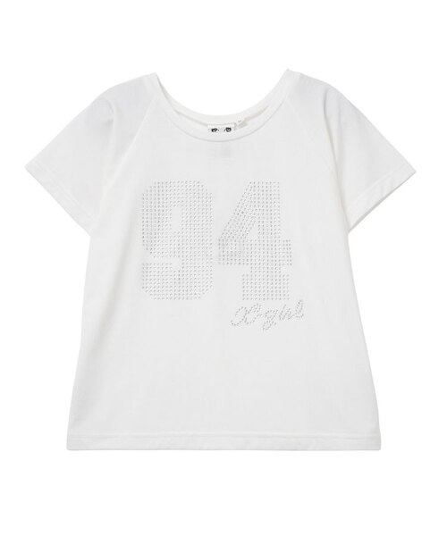 【全て新品タグ付き】総額17500円以上！！90サイズ　女の子　まとめ売り RHINESTONE NUMBERING BABY TEE｜エックスガールの通販｜&mall