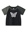 GLITTER BUTTERFLY RAGLAN S/S BABY TEE