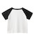 GLITTER BUTTERFLY RAGLAN S/S BABY TEE
