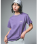 PIGMENT DYED CIRCLE TEXT LOGO S/S TEE