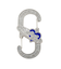 PLANET HEART LOGO CARABINER