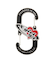 PLANET HEART LOGO CARABINER