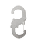PLANET HEART LOGO CARABINER