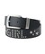 STUDDED LOGO BELT
