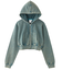 DUSTY COMPACT ZIP UP SWEAT HOODIE