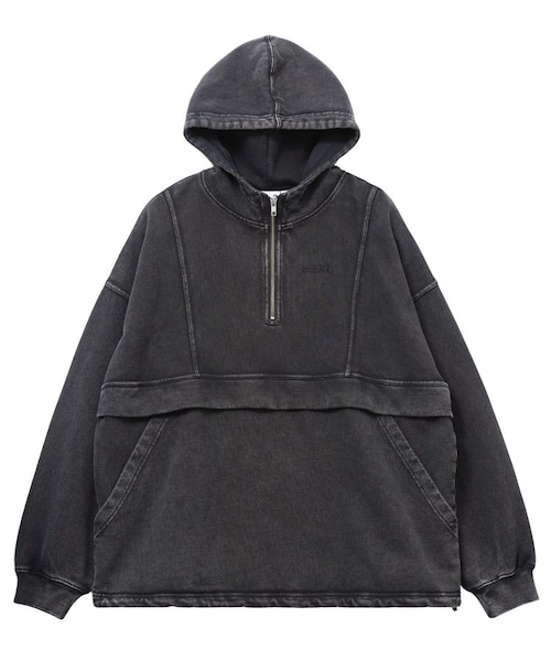 FADED SWEAT ANORAK PARKA｜エックスガールの通販｜&mall