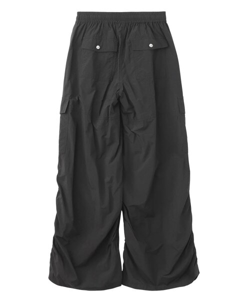 ★SETUP-EXE★VOLUME SHORT PANTS / BLACK★正規品/韓国送料込 VOLUME HEM LOOSE EASY PANTS｜エックスガールの通販｜&mall