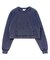 FADED CROPPED CREWNECK SWEAT TOP