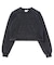 FADED CROPPED CREWNECK SWEAT TOP
