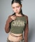 FADED TRIBAL LOGO RAGLAN L/S BABY TEE