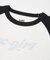 BI COLOR RHINESTONE LOGO RAGLAN L/S BABY TEE