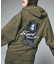FACE BOX PATCH ZIP UP SWEAT HOODIE