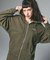FACE BOX PATCH ZIP UP SWEAT HOODIE
