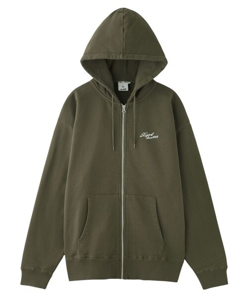 FACE BOX PATCH ZIP UP SWEAT HOODIE｜エックスガールの通販