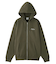 FACE BOX PATCH ZIP UP SWEAT HOODIE
