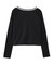 MESH PANELED L/S COMPACT TOP