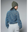 EMBOSSED DENIM JACKET