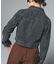 EMBOSSED DENIM JACKET